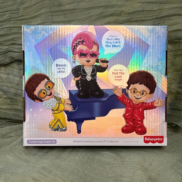 Mattel Little People Collector Edition Elton John NIB - Picture 7 of 13